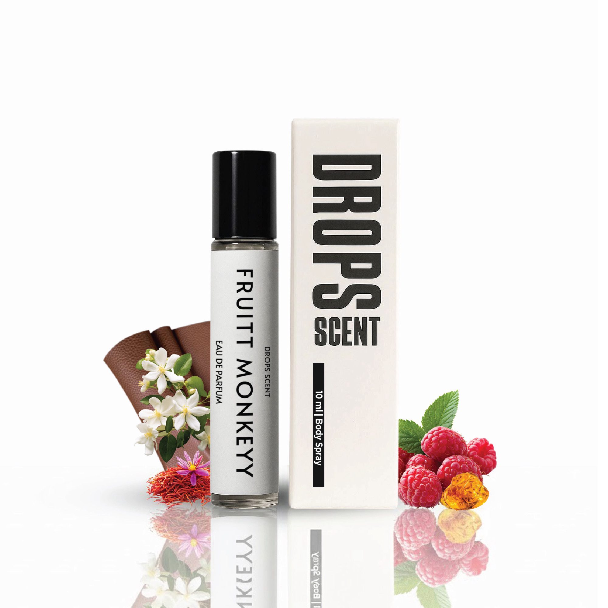 Fruitt Monkeyy | Eau de Parfum | 25% Oil Concentration | Animalic Smokey Leather Perfume | Long Lasting Perfume | Unisex Fragrance | 10ML Travel Bottle