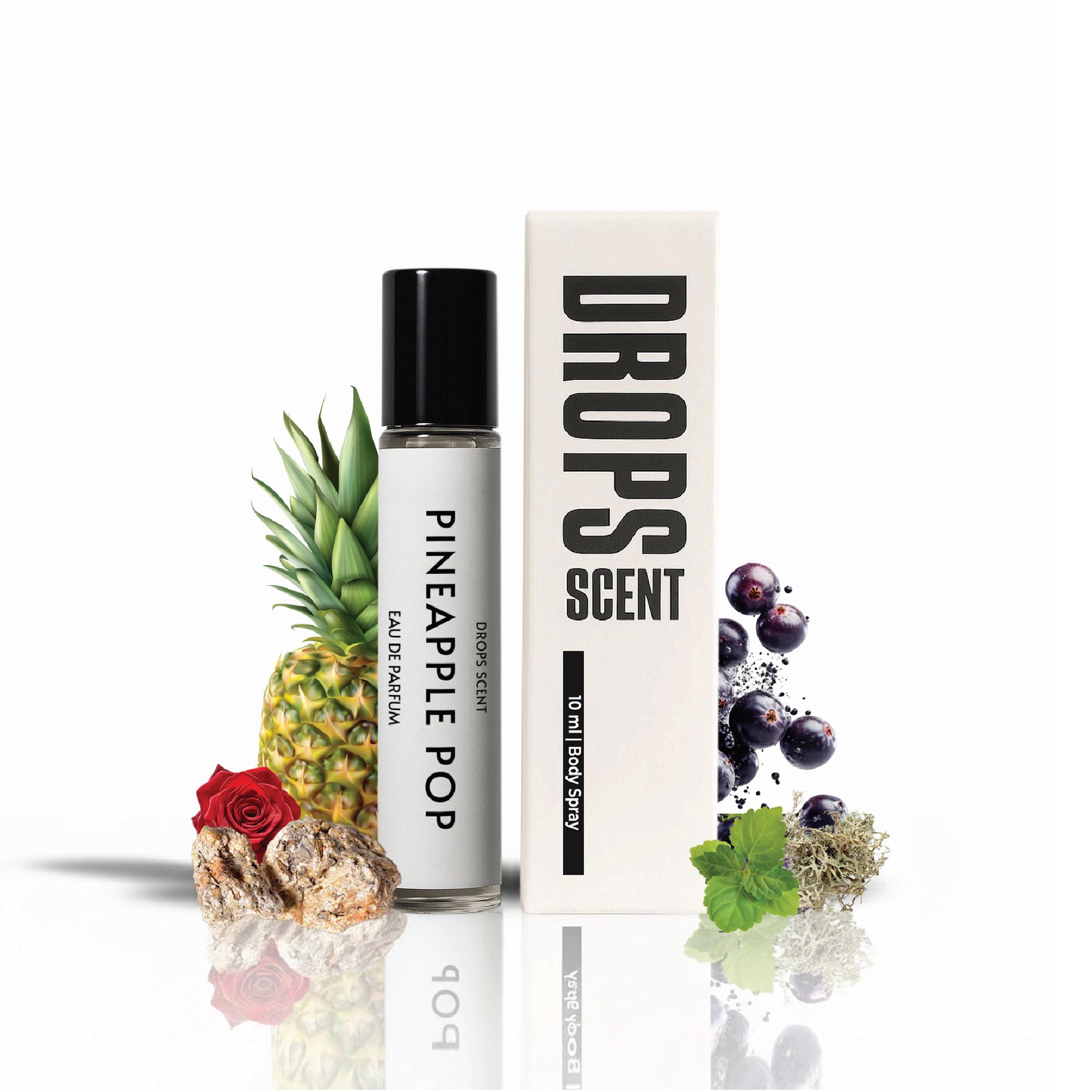 Pineapple Pop | 10ML | Eau De Parfum | Chypre Fruity Fragrance | Summer Fragrance | Unisex Perfume | Long Lasting Fragrance | Gift Set For Men and Women |